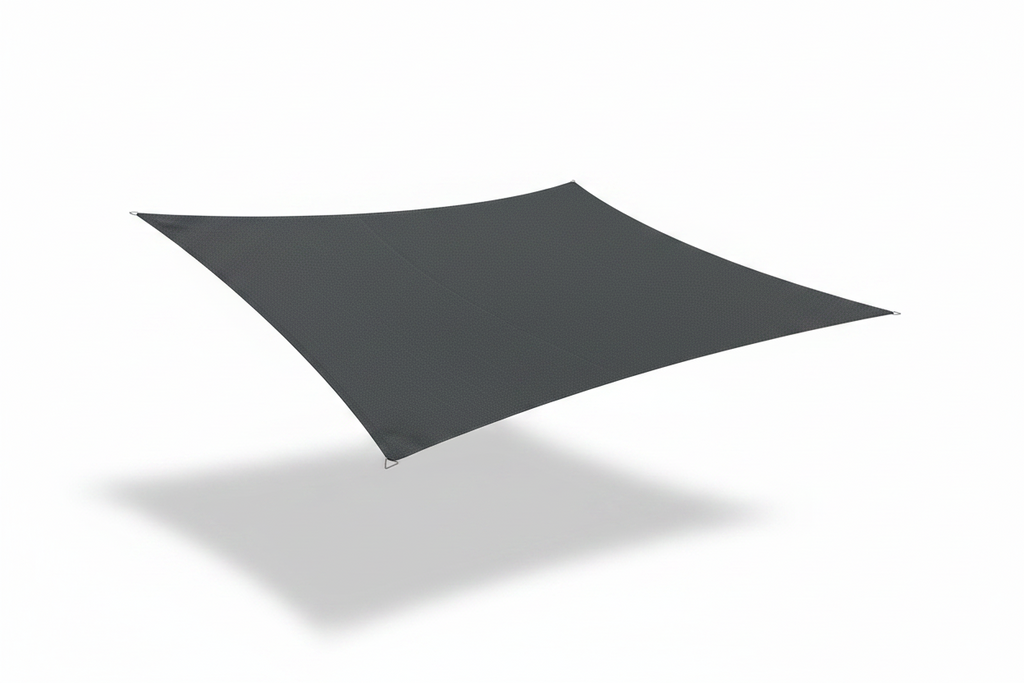 Sunshade with Corner Rope Attachments