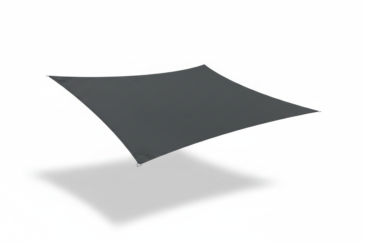 Sunshade with Corner Rope Attachments