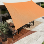Sunshade with Corner Rope Attachments