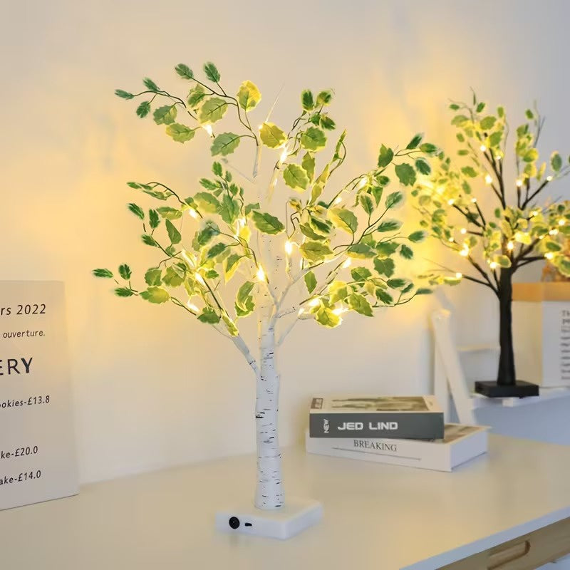 Artificial Birch Tree with LED Lights