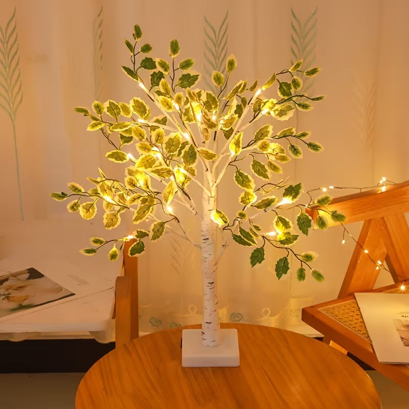Artificial Birch Tree with LED Lights