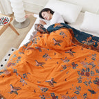 Blanket with Tasseled Edges
