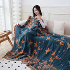 Blanket with Tasseled Edges