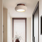 Ceiling Light with Central Stone Panel