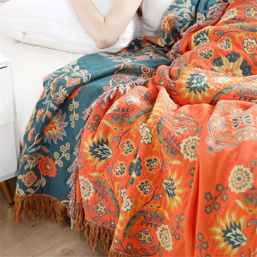 Cotton Gauze Throw Blanket