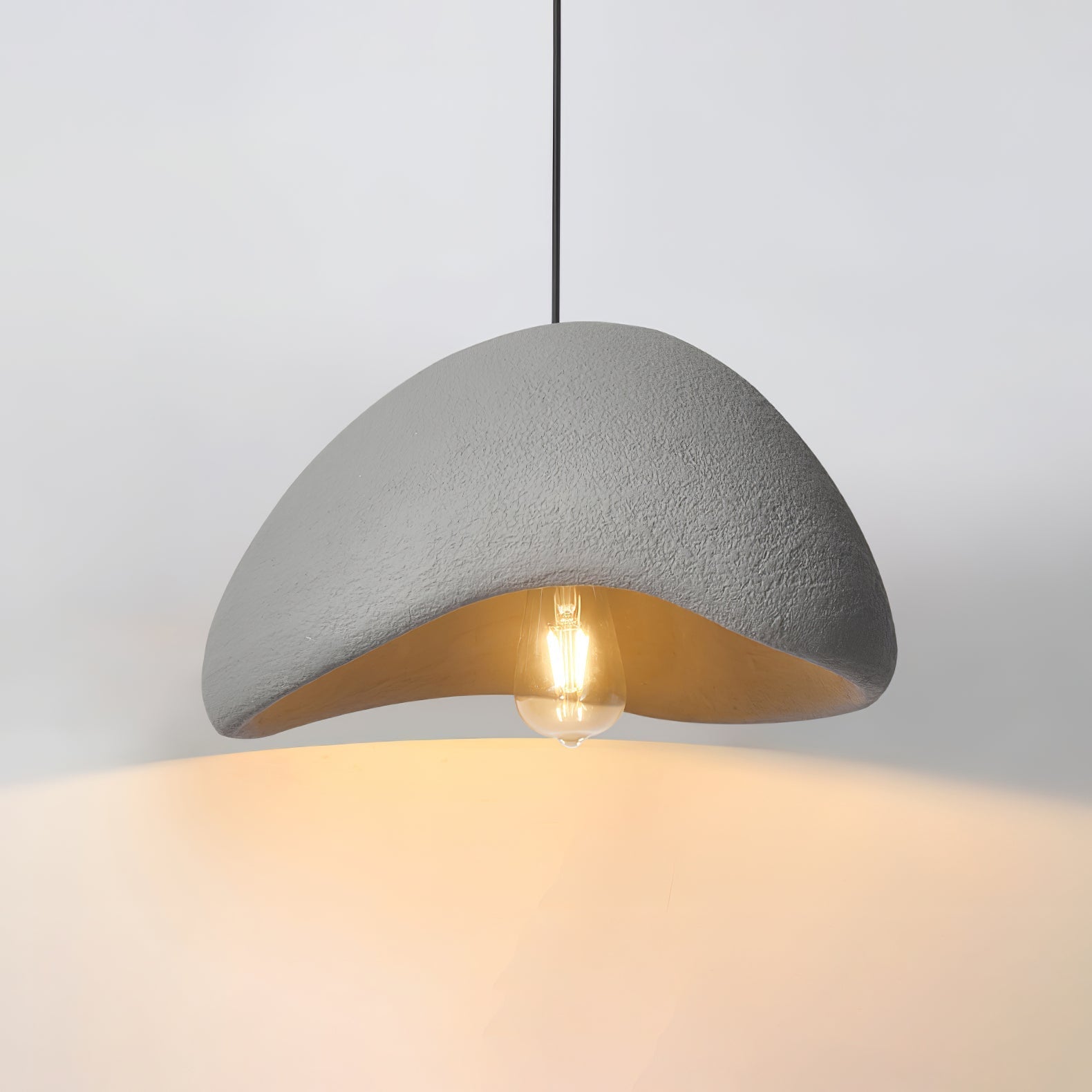 Pendant Light with Fabric Shade