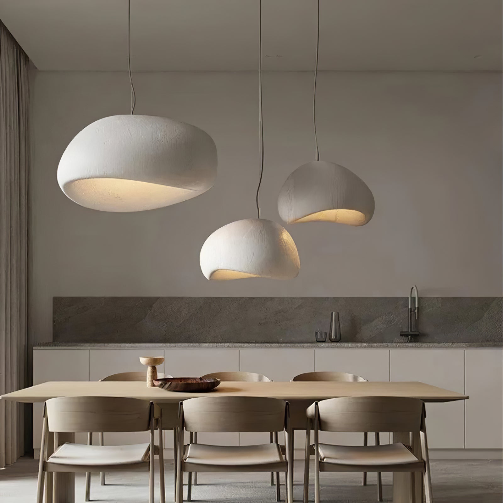 Pendant Light with Fabric Shade