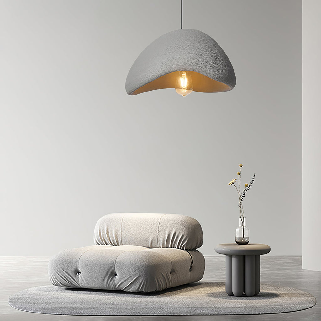 Pendant Light with Fabric Shade