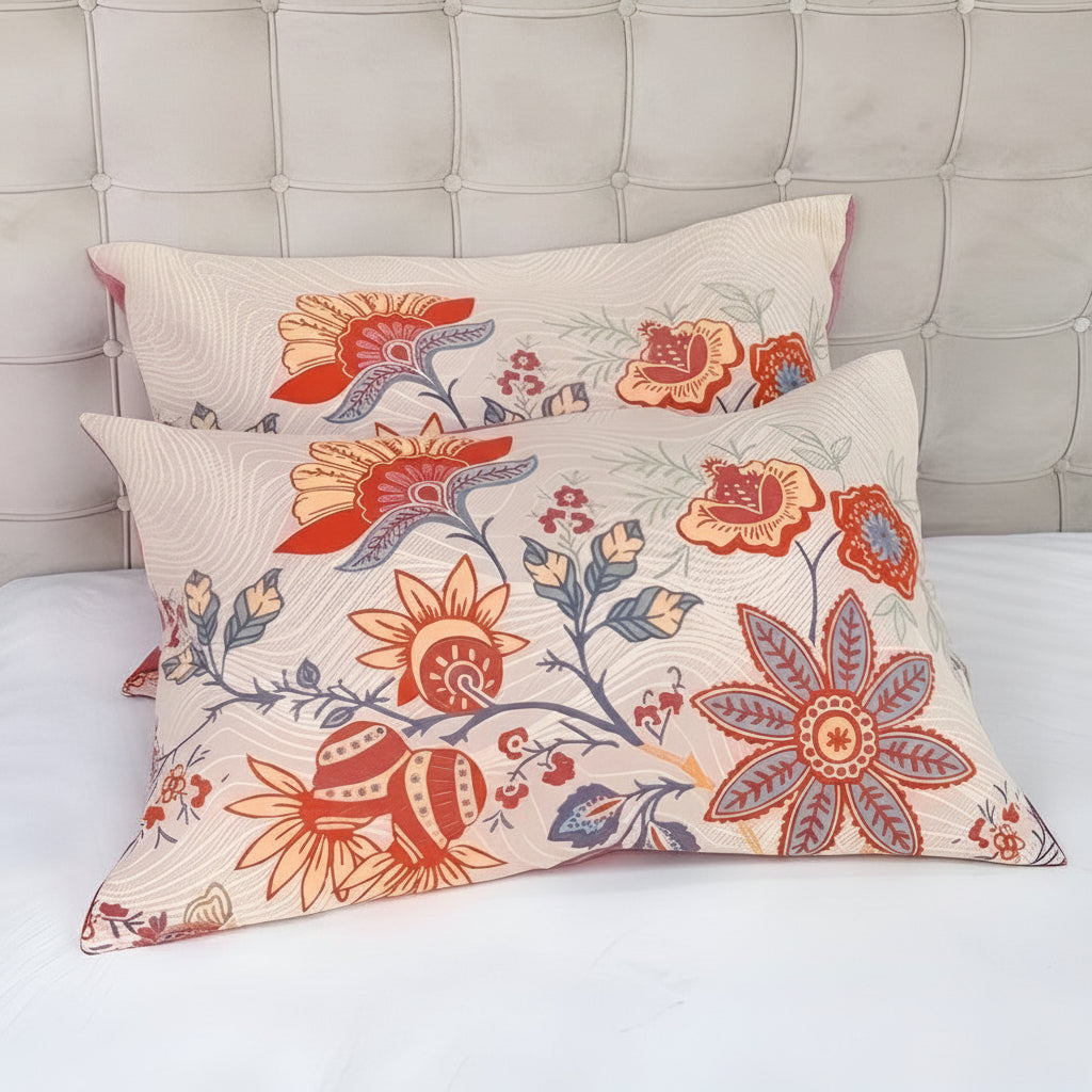 Pillowcases with Floral Print