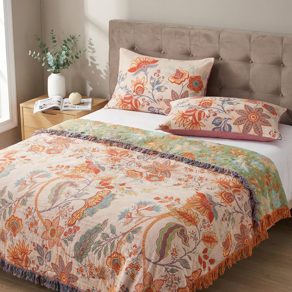 Pillowcases with Floral Print
