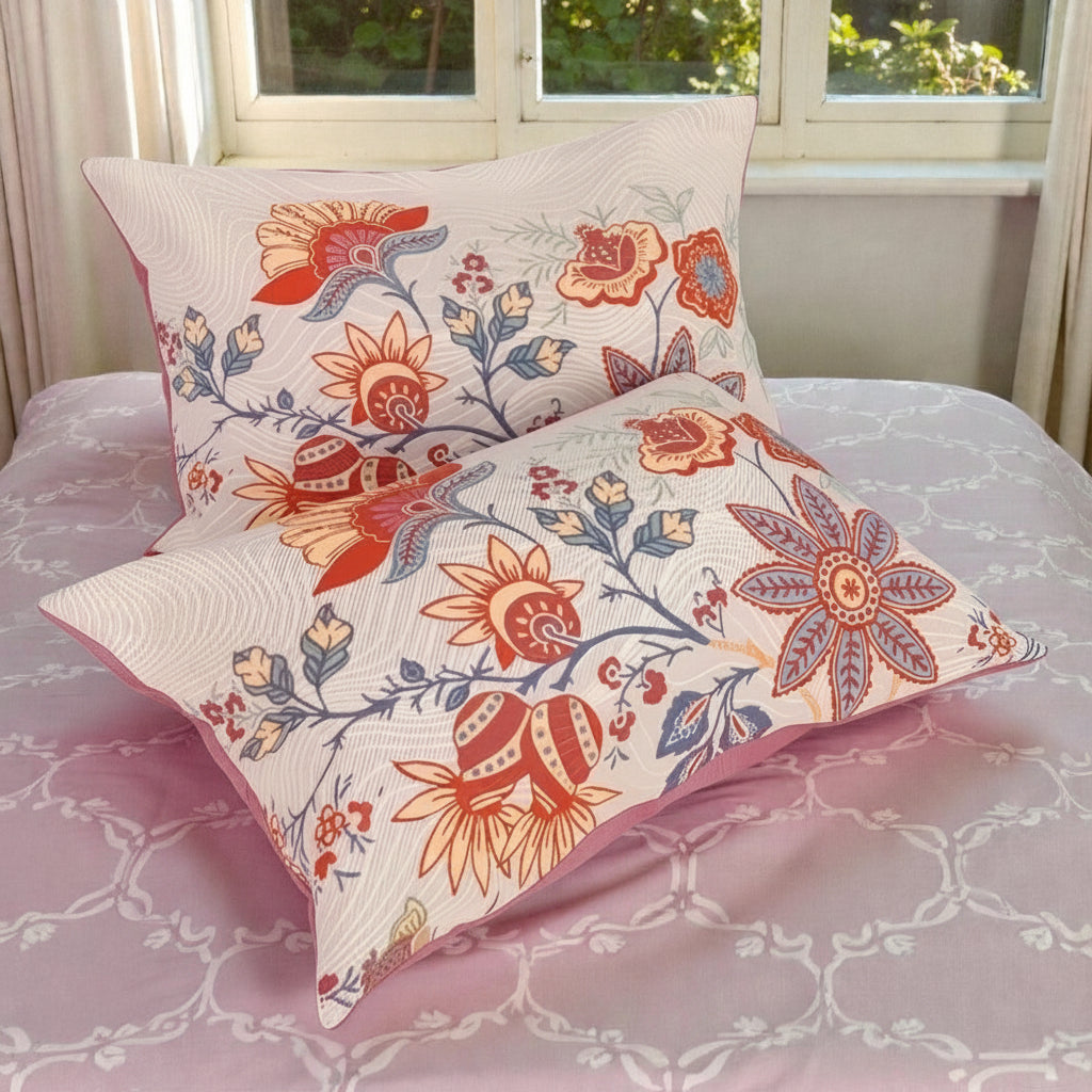 Pillowcases with Floral Print