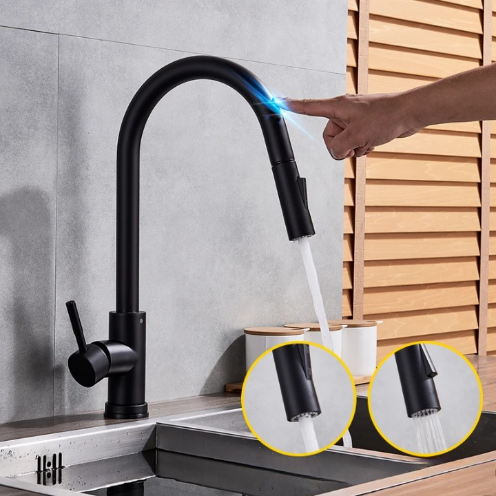 Touch-Activated Kitchen Faucet