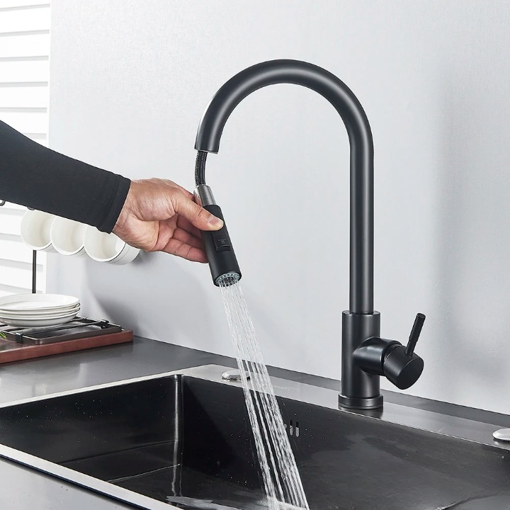Touch-Activated Kitchen Faucet
