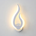 Wall Sconce with Flame-Shaped Design