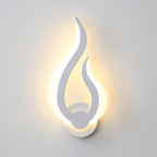 Wall Sconce with Flame-Shaped Design