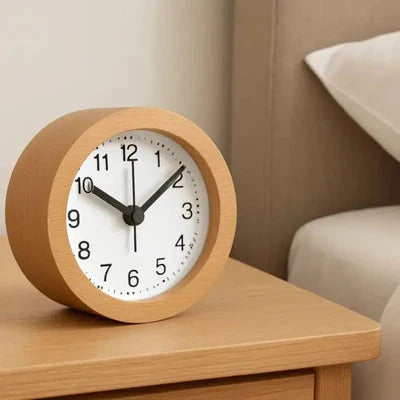 Alarm Clock with Beech Wood Case