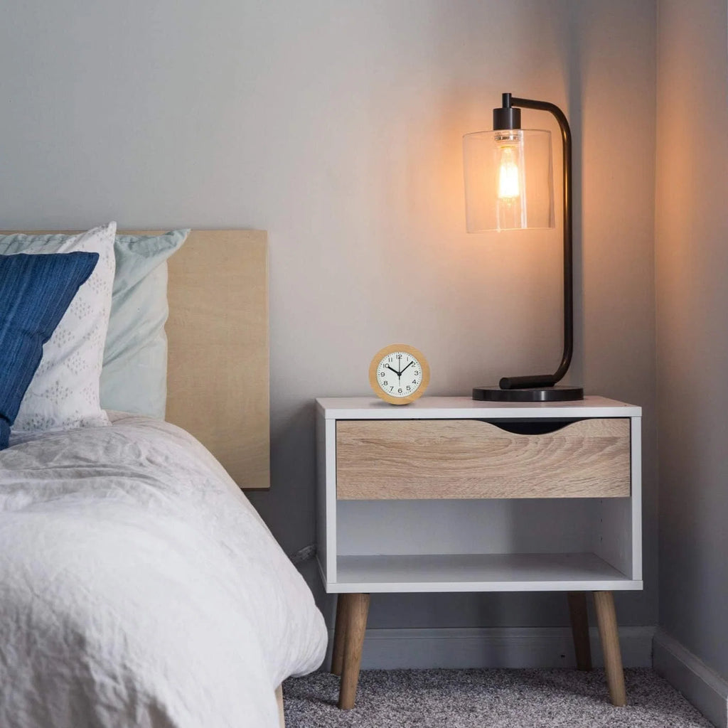 Alarm Clock with Beech Wood Case