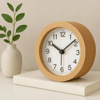 Alarm Clock with Beech Wood Case