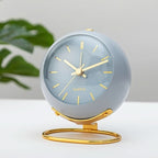 Analog Alarm Clock | Retro Metal & Silent Movement