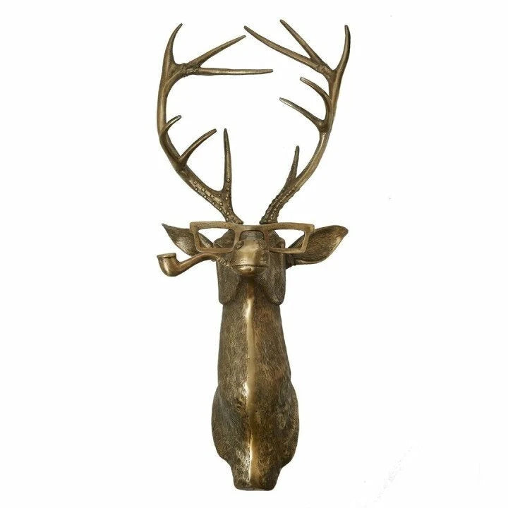 Animal Head Wall Decoration | Hand-Painted UV-Resistant Resin