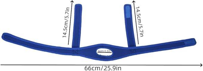 Anti-Snoring Chin Strap | Neoprene & Adjustable Velcro | 54–68 cm