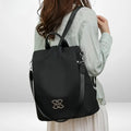 Anti-Theft Backpack | Hidden Back Zipper & Water-Repellent Oxford