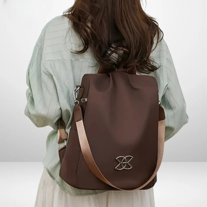 Anti-Theft Backpack | Hidden Back Zipper & Water-Repellent Oxford