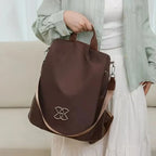 Anti-Theft Backpack | Hidden Back Zipper & Water-Repellent Oxford