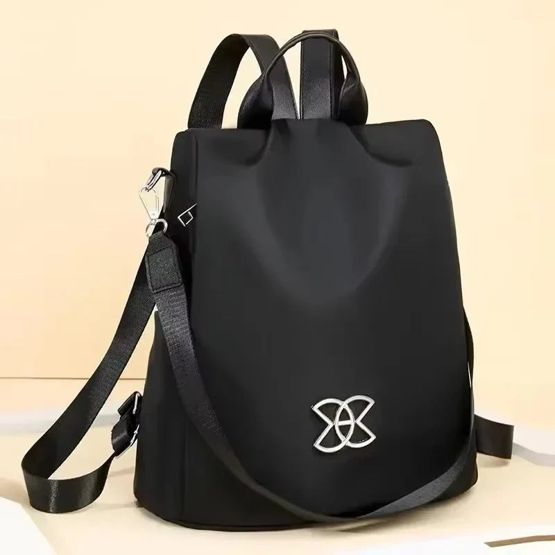 Anti-Theft Backpack | Hidden Back Zipper & Water-Repellent Oxford