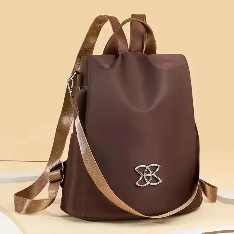 Anti-Theft Backpack | Hidden Back Zipper & Water-Repellent Oxford