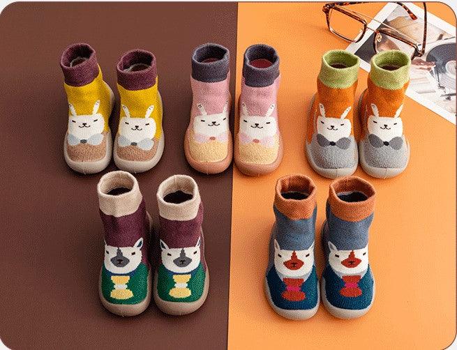 Baby Slippers | ABS Anti-Slip Sole & Double-Layer Felt Lining | Sizes 18-27
