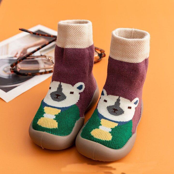 Baby Slippers | ABS Anti-Slip Sole & Double-Layer Felt Lining | Sizes 18-27