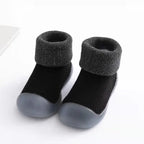 Baby & Toddler Sock Shoes | Non-Slip Sole & Thick Warm Fabric | Sizes 19-27