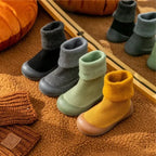Baby & Toddler Sock Shoes | Non-Slip Sole & Thick Warm Fabric | Sizes 19-27
