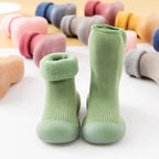 Baby & Toddler Sock Shoes | Non-Slip Sole & Thick Warm Fabric | Sizes 19-27