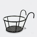 Balcony Pot Hangers | Hook-On No-Drill & Open-Grid Drainage | Set of 3