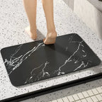 Bath Mat with Diatomaceous Stone Surface