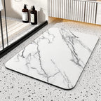 Bath Mat with Diatomaceous Stone Surface