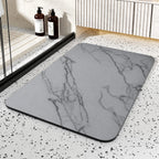 Bath Mat with Diatomaceous Stone Surface