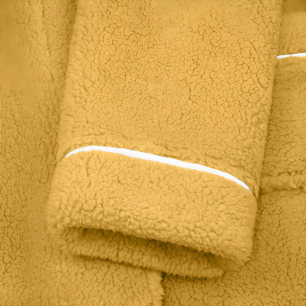 Bathrobe | Plush Coral Fleece Shawl Collar & Waist Tie | Unisex