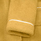 Bathrobe | Plush Coral Fleece Shawl Collar & Waist Tie | Unisex