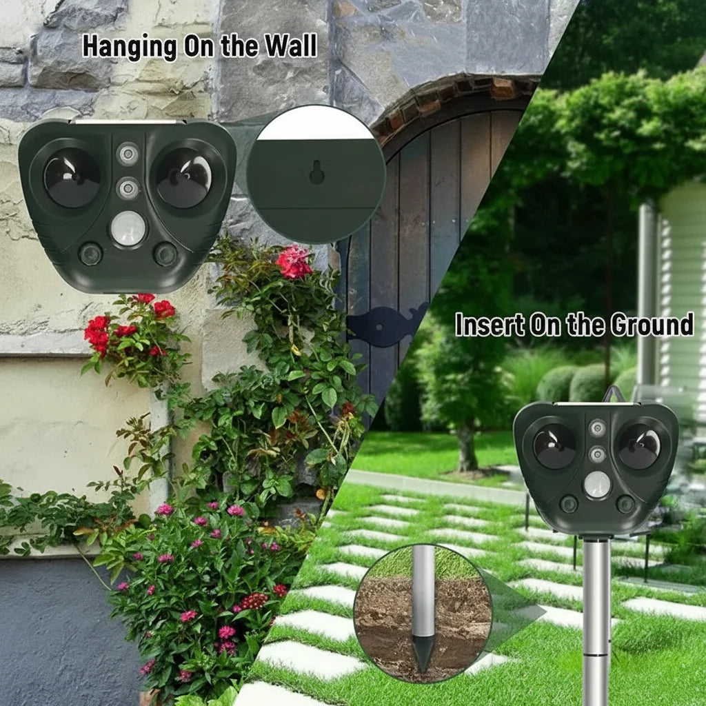 Bird Repellent with Ultrasonic Sound