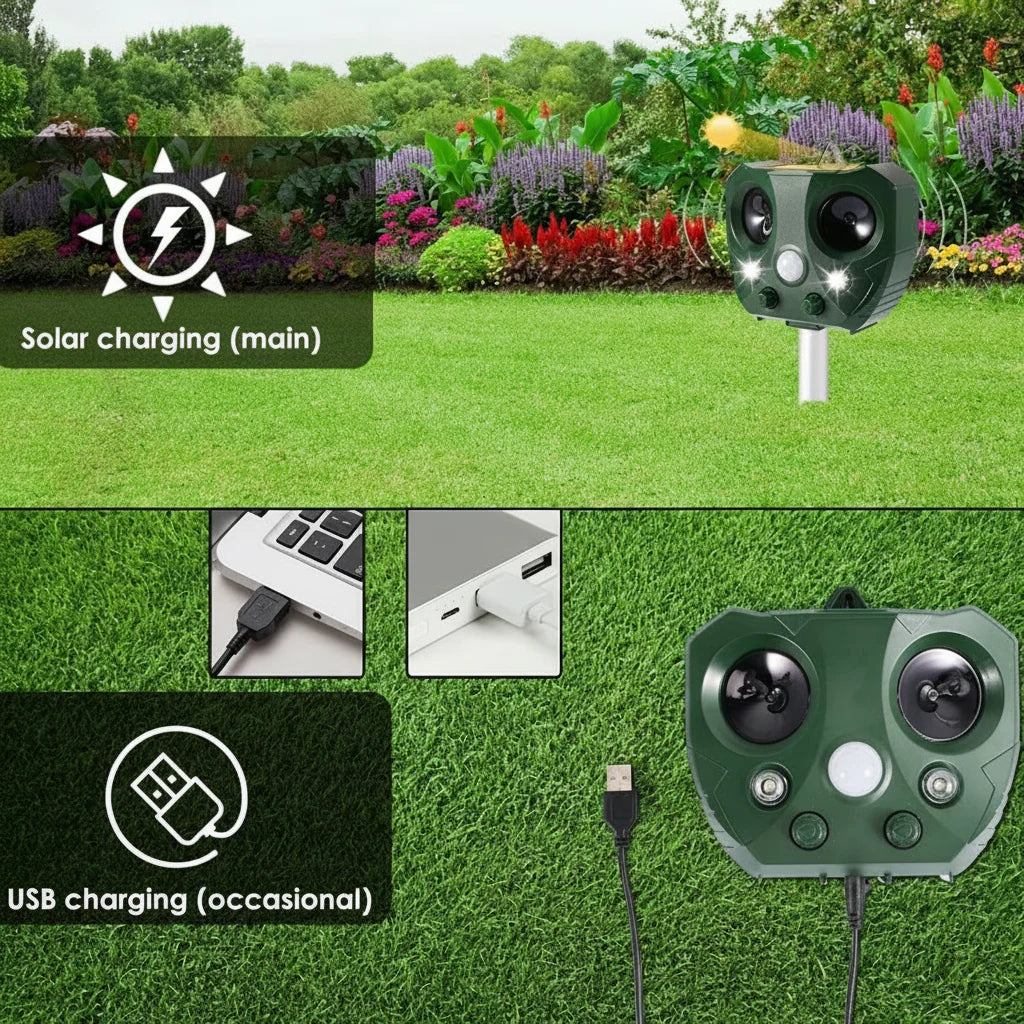 Bird Repellent with Ultrasonic Sound