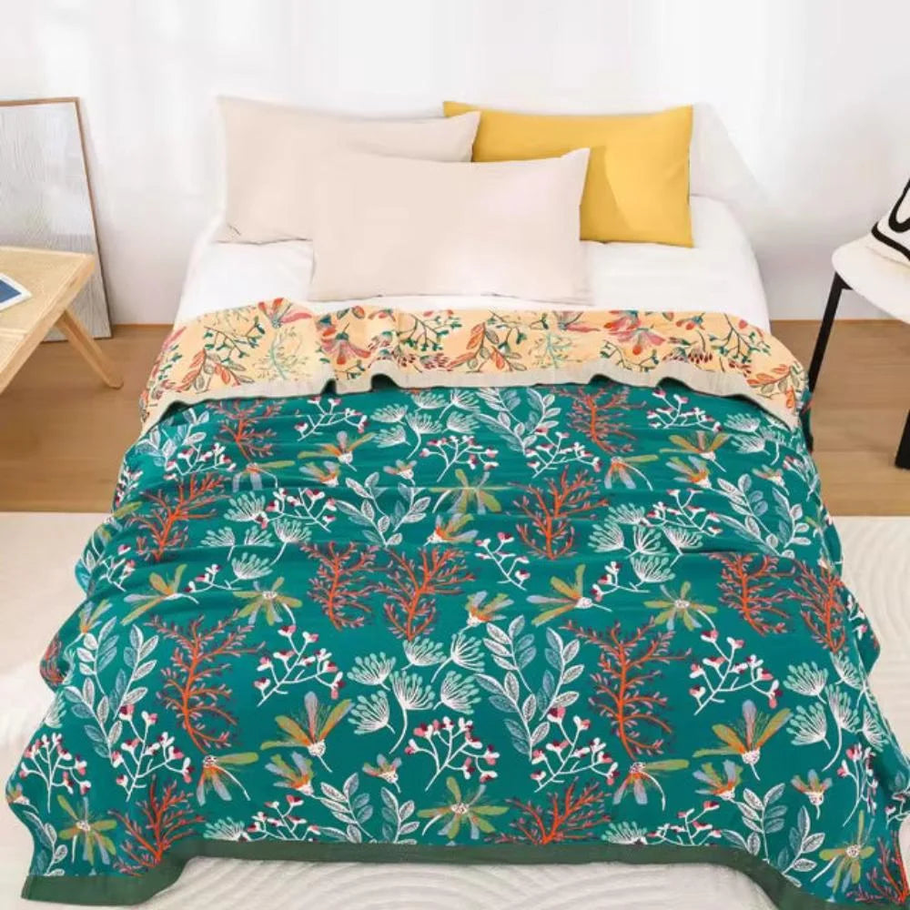 Blanket | Organic Cotton 4-Layer Gauze | Soft & Skin-Friendly