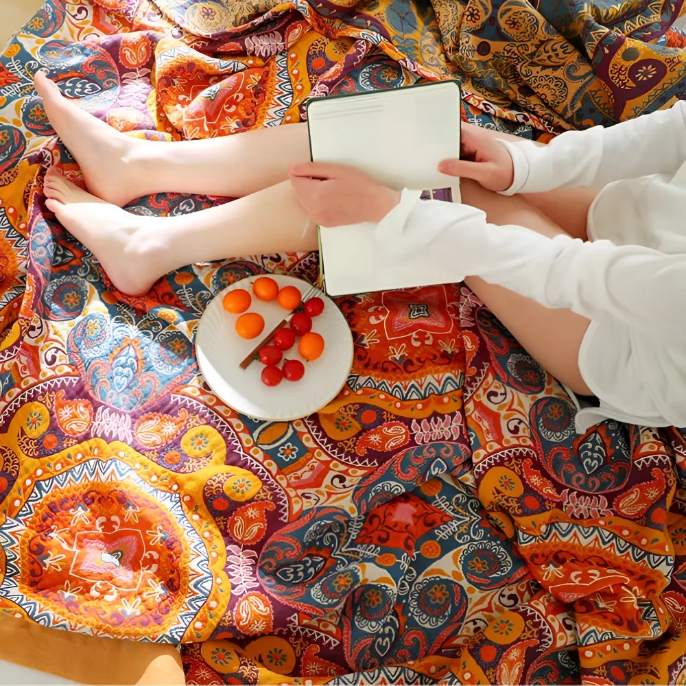 Blanket | Reversible Cooling & Moisture-Wicking Cotton