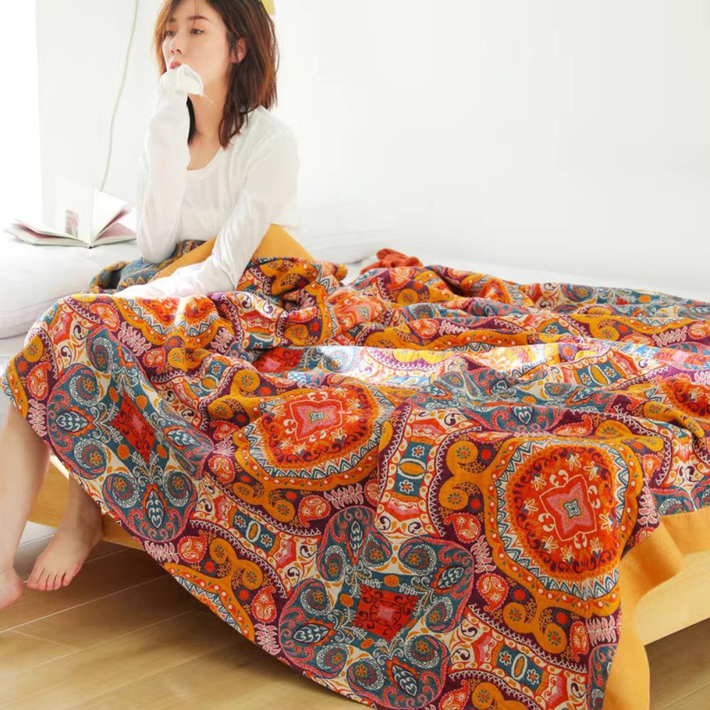 Blanket | Reversible Cooling & Moisture-Wicking Cotton