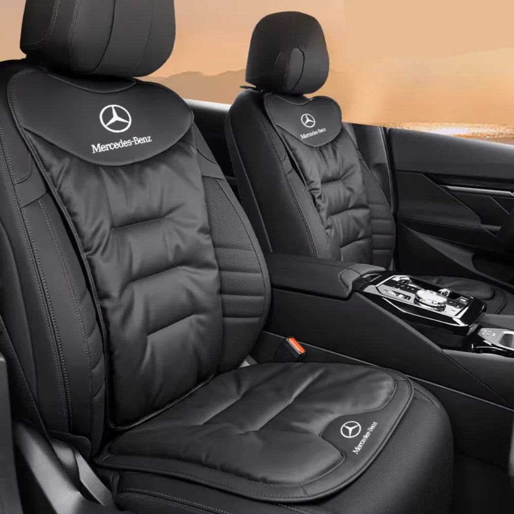 Car Seat Cushion | Contoured Lumbar Support & Detachable Washable Cover