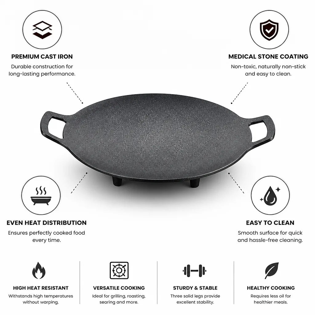 Cast Iron Grill Pan