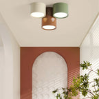 Ceiling Light | Minimal Cylindrical Design & Integrated LED | Flush Mount