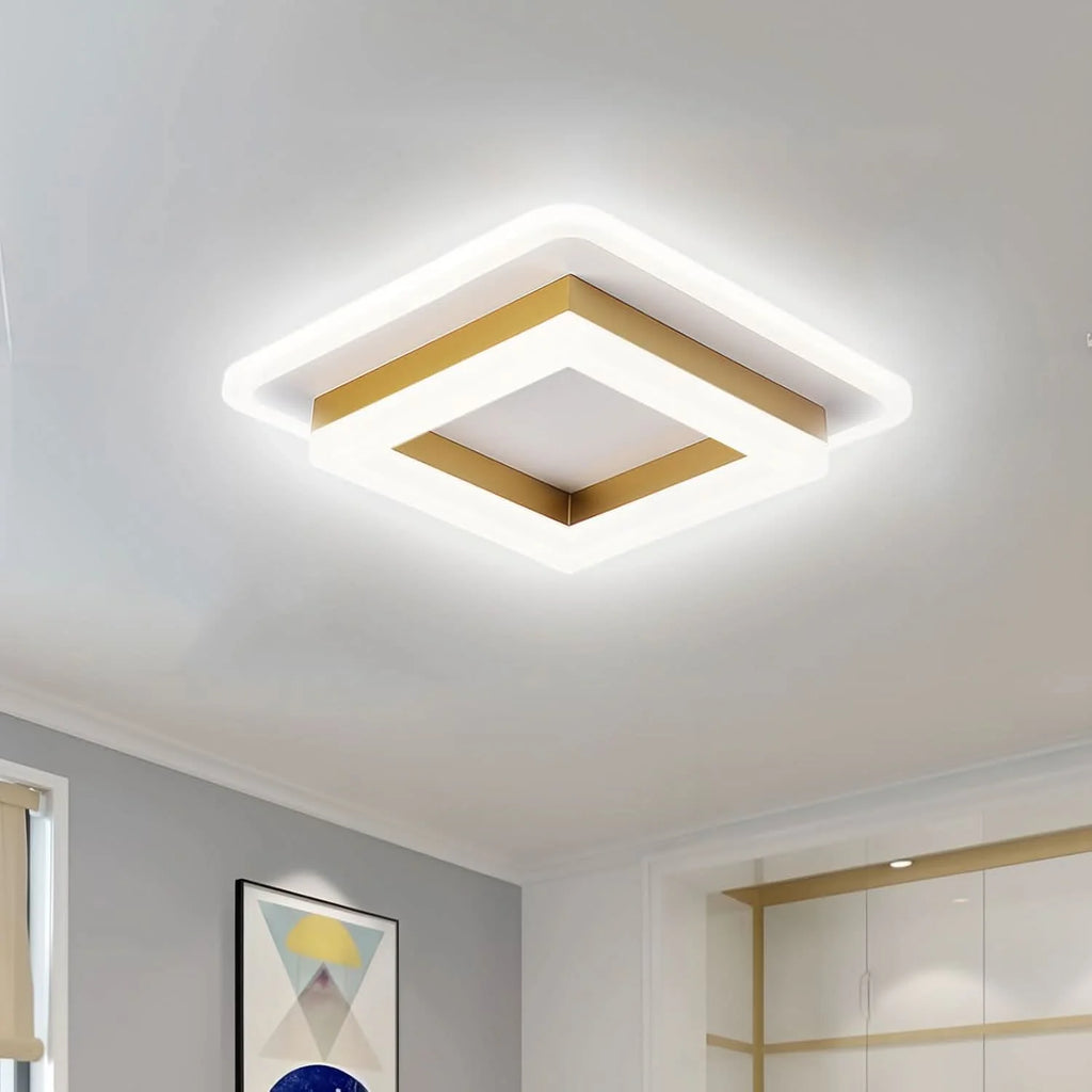 Ceiling Light | Square Integrated 24W LED | 5–15 m²
